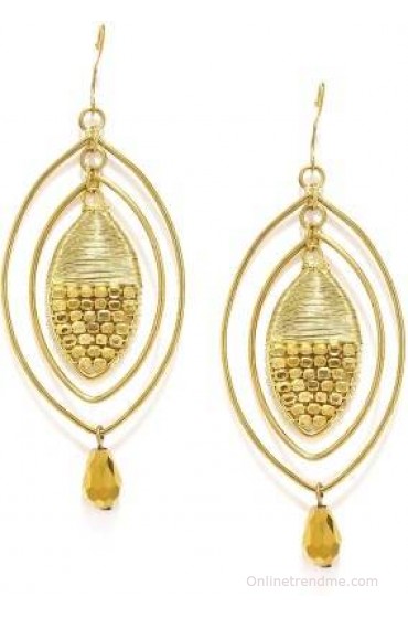 Mast & Harbour Premium Crystal Metal Dangle Earring